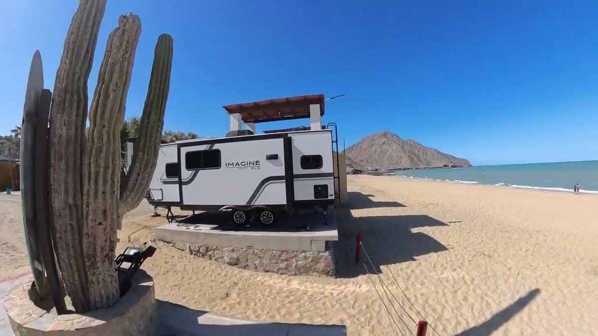 Kiki's RV Park palapa camping sites San Felipe Baja California