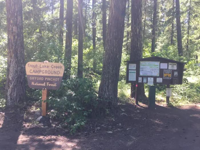 Trout Lake Creek Cg (Wa) Gifford Pinchot Nf — photo 1